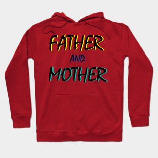 father and mother art design Hoodie